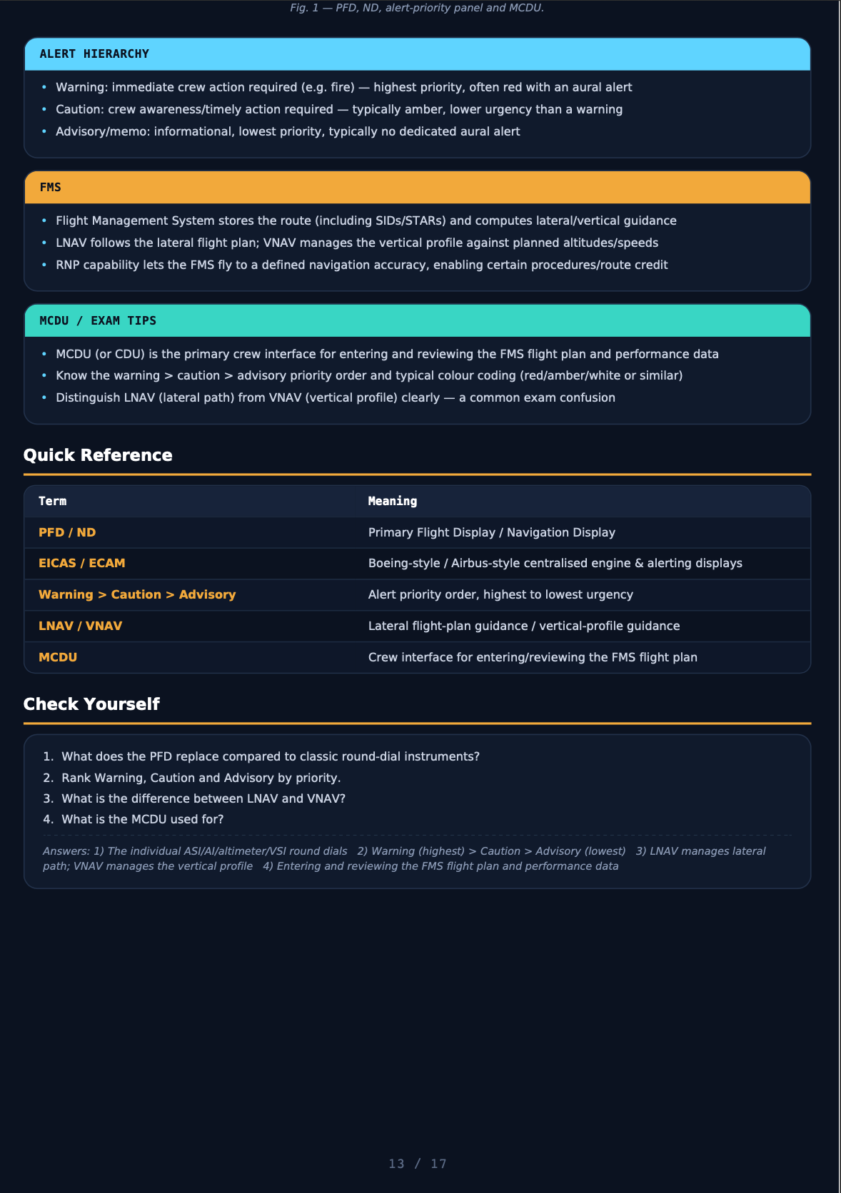 Instrumentation Notes – ATPL(A) Study Guide